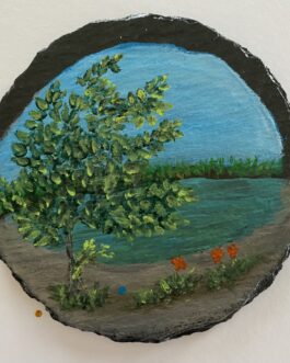 At The Pond – Set of 4 Hand Painted Coasters