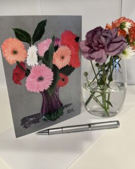 Gerbera Medley – Art Print Notecards