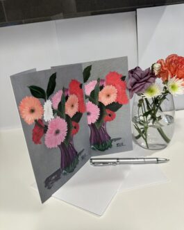 Gerbera Medley – Art Print Notecards